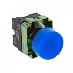 Лампа сигнальная BV66 синяя 24В EKF PROxima (1/10/200)