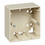 Коробка для открыт. монтажа 1-мест. пластик бежевый глянцев. IP20 Schneider Electric MERTEN