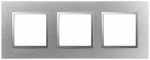 Рамка для розеток и выключателей ЭРА Elegance 14-5013-03 Classic, на 3 поста, алюминий