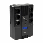 SKAT-UPS 800-AID-IN-1x9 ИБП 220В 480Вт дисплей 1АКБ 9Ач внутр. меандр. стаб-я напр-я. 6 вых