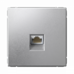 Розетка 1гн комп RJ45 с/у алюминий механизм кат.6а ArtGallery Systeme Electric (1/5/20)