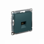 Розетка 1гн комп RJ45 с/у изумруд механизм кат.5е AtlasDesign Systeme Electric (1/10)