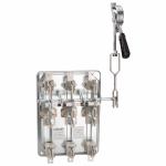 Выключатель-разъединитель встр. стационарный 3p 250А 400В 30кА рычажковый сервисный, для авар. остановки IP00 КЭАЗ