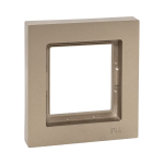 1 - местная рамка, IP44, шампань, пластик Эпика EKF