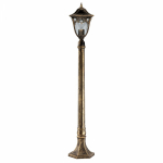 Светильник садово-парковый, 60W 230V E27 черное золото, PL4076