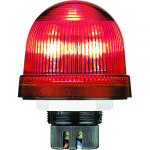 Сигнальная лампа-маячок KSB-306R красная мигающая со светодиодам и 24В AC/DC