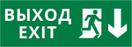 Пиктограмма ДСО-IP20 "Выход Фигура - вниз 1"