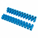 Клеммная колодка винтовая 188мм 12x2 10-25мм² 60А 400В полиэтилен синий REXANT