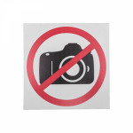 Наклейка "Фотосъемка запрещена" 150х150 мм REXANT (1/1/10)