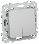 FLITE Выключ. жалюзи 10А ВЖ52-2-0-ФлА ал. IEK