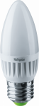 Лампа светодиод 7Вт свеча E27 2700К 525Лм матовая NLL-C37-7-230-2.7K-E27-FR Navigator (10/100)