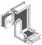 Секция Z вниз лев. 3200А Al 3L+N+1/2PE НК IP55 тран. IEK