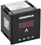 Амперметр цифр. щит. 1-ф. DO RS-485 96х96 LED GENERICA