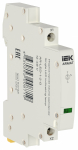 ARMAT Лампа инд. одинарная LED 12-48В AC/DC зел. IEK