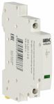 ARMAT Лампа инд. одинарная LED 110-220В DC зел. IEK