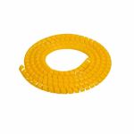 Защитная пластиковая спираль 12 мм (3 м/уп) желтая Промрукав