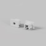 Комплект заглушек (для профиля ALM-1007-S-2M) 2 шт.