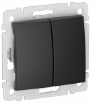 IEKVALENA Перекл. 2кл сх6/2 IP44 10АХ б/к 6945131 черн м IEK