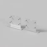 Led Strip Комплект заглушек (для профиля 50×35) 2 шт., ALM-5035T-S-EC