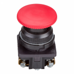 Кнопочный выкл. в сборе гриб., 1 упр. элемент красный 2НО 0НЗ 0переключ. IP40 КЭАЗ