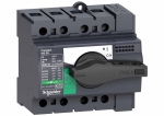 Выключатель-разъединитель встр. стационарный 3p 80А 500В 75кА с рукояткой главный, IP20 SE