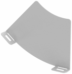 Перегородка разд. 100мм пов. верт. внут. 45град RAL 9016 IEK