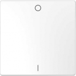Клавиша одинарная перекидная для выкл-ля/кнопки символы 0 и 1 пластик белый глянцевая IP20 SE MERTEN D-Life
