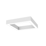 Светодиодный светильник VARTON Х-line квадратный подвесной 40 Вт 6500 К 575x575x100 мм RAL9003 белый муар с рассеивателем опал аварийный автономный по