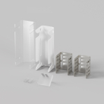 Двусторонний коннектор питания для гибкого неона 17x12 мм