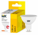 Лампа светодиод 6Вт GU5.3 3000К 540Лм MR16 ALFA IEK (10/200) СНЯТО