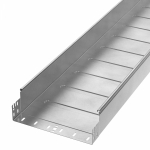 Лоток неперфорированный Профи INOX (AISI 304) 300х100х6000 (1,0 мм) (12 м/уп) Промрукав