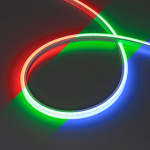 Лента герметичная WAVE-TOP-PU-H120-10x10mm 24V RGB (10 W/m, IP68, 3m, wire x1) (Arlight, Вывод боковой, 3 года)