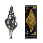 Лампа светодиод 6Вт 200Лм 2400К Е27 TL120 gray flexible LED Gauss Filament 1/10