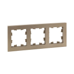 3 - местная рамка, шампань, пластик Эпика EKF