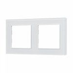 Рамка стеклянная FRM-GLARE-GS-2-WH (Arlight, -)