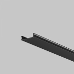 Led Strip Рассеиватель для профиля 61×14 (Чёрный, 2 м), ALM-6114-B-DF-2M