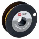 Маркер-кабельный символ "6" (ЕС-1) 2,5мм EKF (1/200)