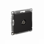 Розетка 1гн ТВ проходная с/у карбон механизм AtlasDesign Systeme Electric (5)