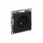 Розетка 1гн без З/К шторки с/у карбон механизм 16А AtlasDesign Systeme Electric (5)