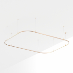 Основание ART-APRIORI-RECTANGLE-SOFT-HANG-4500x3500 (GD) (Arlight, IP20 Металл, 3 года)