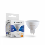Лампа светодиодная диммируемая Voltega GU5.3 6W 2800K матовая VG2-S1GU5.3warm6W-D