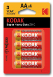 Элемент питания R6 (АА) солевой бл.4шт EXTRA HEAVY DUTY Kodak (4/80/400)
