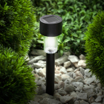 Светильник садовый на солнечной батарее пластик черный 30см SL-PL30 ЭРА (1/24)