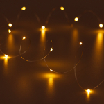 Светодиодная гирлянда ARD-DEW-HOME-2000-CLEAR-20LED-STD Orange (3V, Battery Pack) (Ardecoled, IP20)
