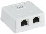 Розетка комп RJ45 кат.5e FTP 2-порта ITK (1/200)