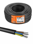 Кабель АсКГТП-ХЛ 5х6(N,PE)-0,66 ГОСТ (100м) TDM
