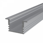 Профиль алюминиевый врезной для LED ленты (2м/шт) 2212-2 REXANT (1/1/20)