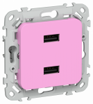 FLITE Роз. USB AA 2,1А РЮ-2-ФлПр пур IEK