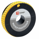 Маркер-кабельный символ "0" (ЕС-3) 6мм EKF (1/200)