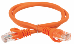 ITK Коммутационный шнур кат. 6 UTP LSZH 0,5м оранжевый